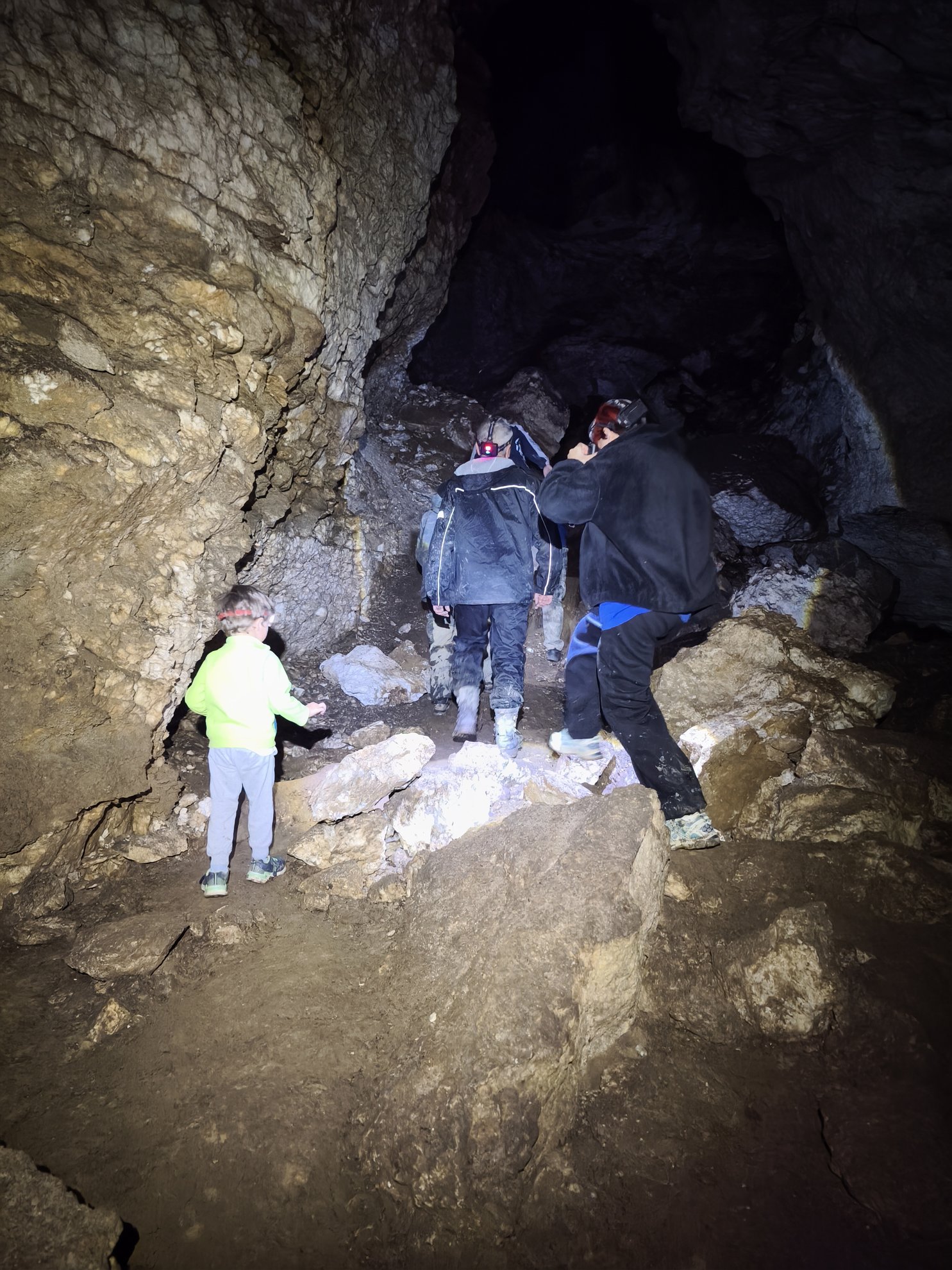 rocky path inside the cave